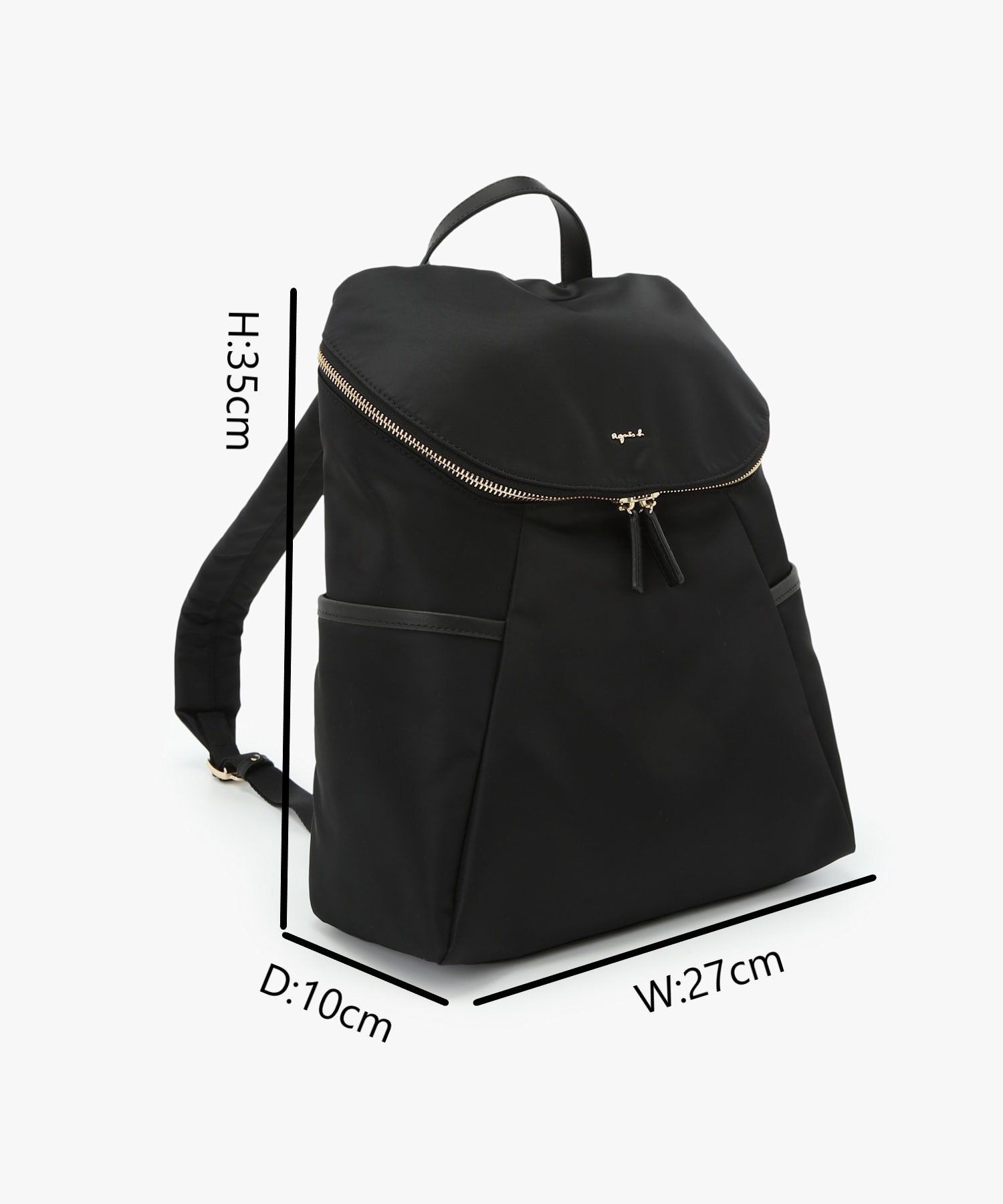 🟥BB00917🟥法國時裝品牌agnès b.尼龍背包