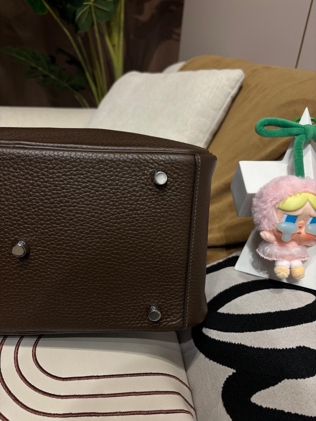 Hermes Lindy 30 Stamp [Q] 100%Authentic, 95%new✅dust bag 