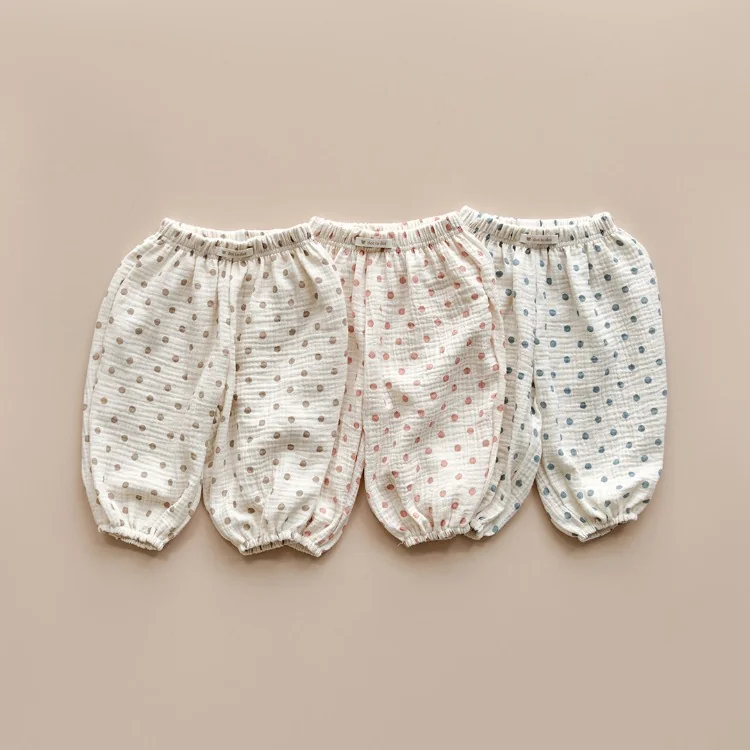 26S/S DTD泡泡波點系列-棉紗防蚊褲