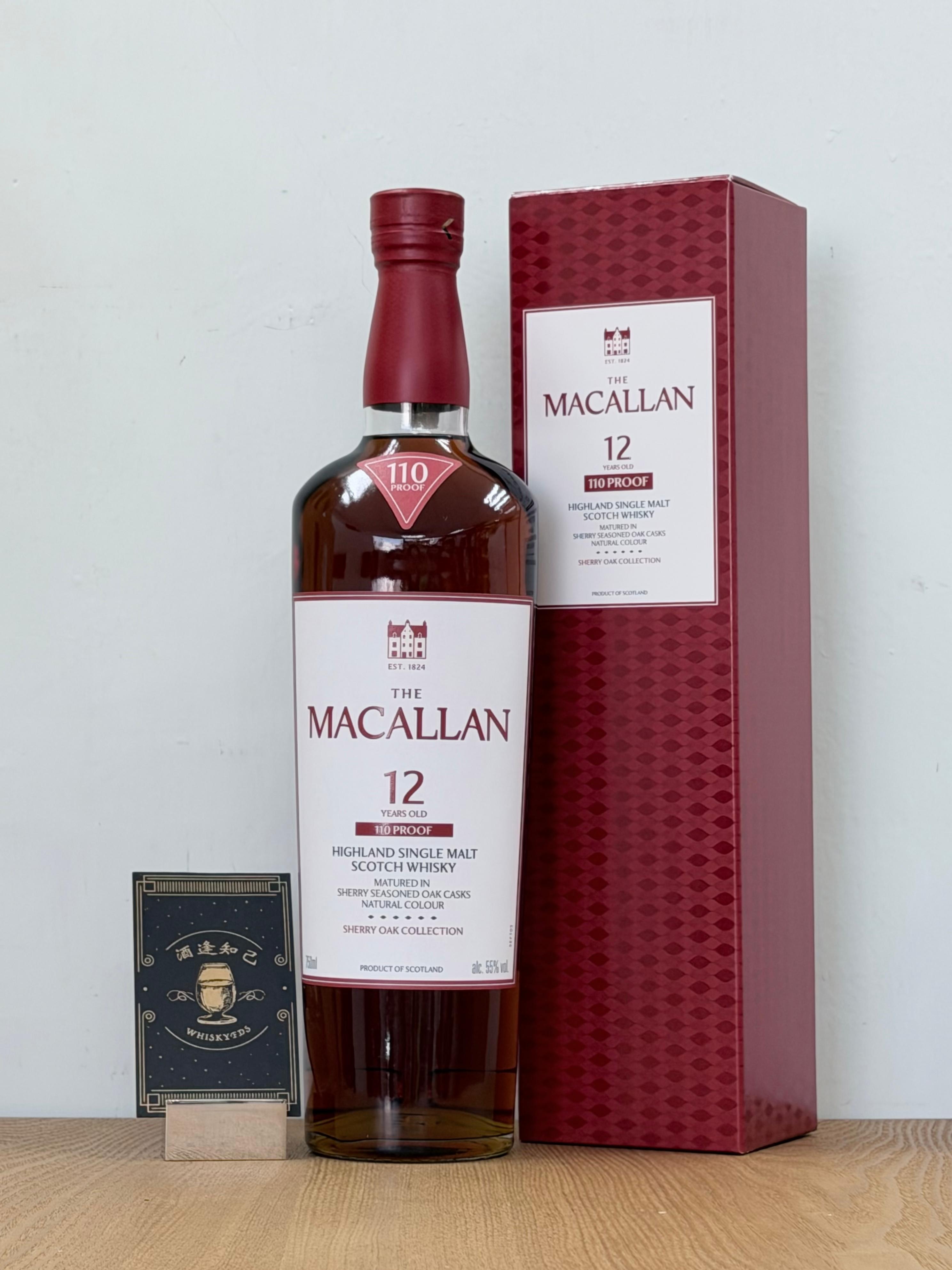 Macallan Sherry Oak 12 yo 110 Proof 55%