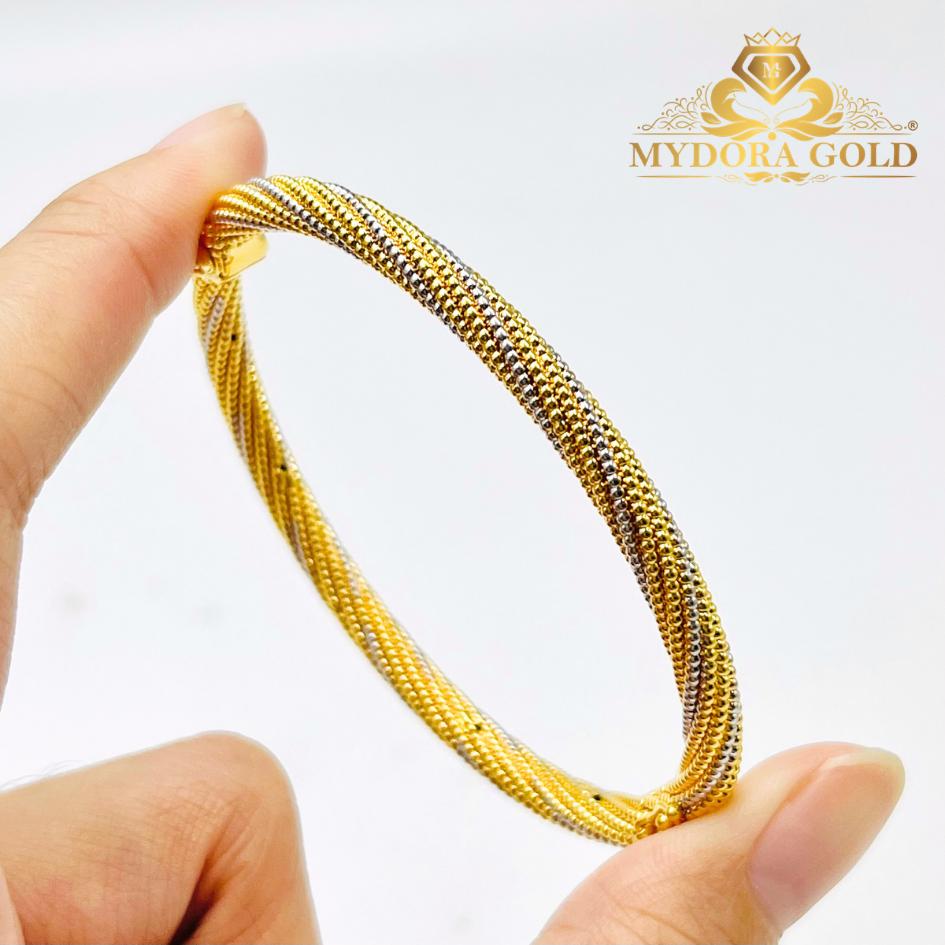 MYDORA Gelang Pintal Jagung | Emas 916/22k