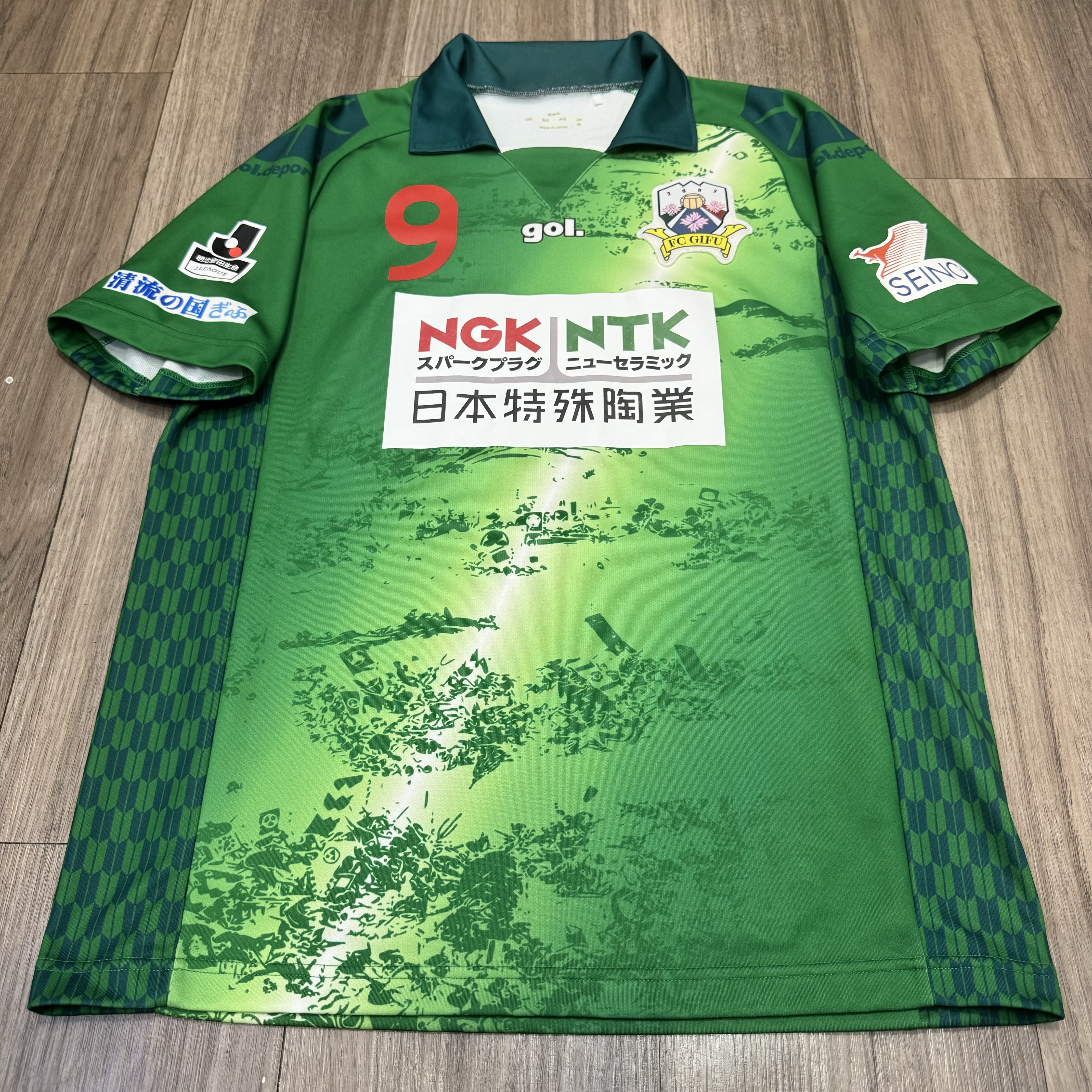 FC岐阜 FC Gifu 2015 home shirt #9