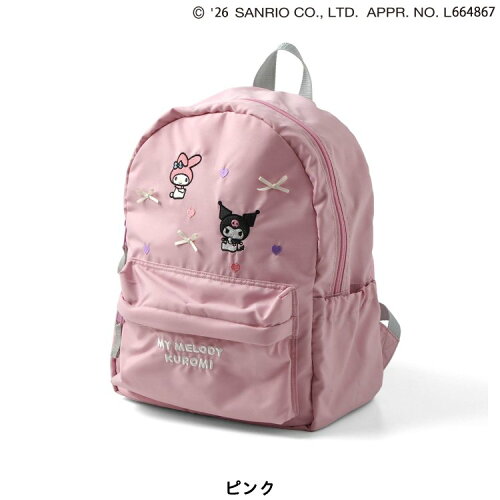 🆕【⭐訂購⭐】 🇯🇵日本直送🌀#Sanrio 刺繡 蝴蝶結 #兒童背包［2款選］🌀[ELBD-0017][260302]