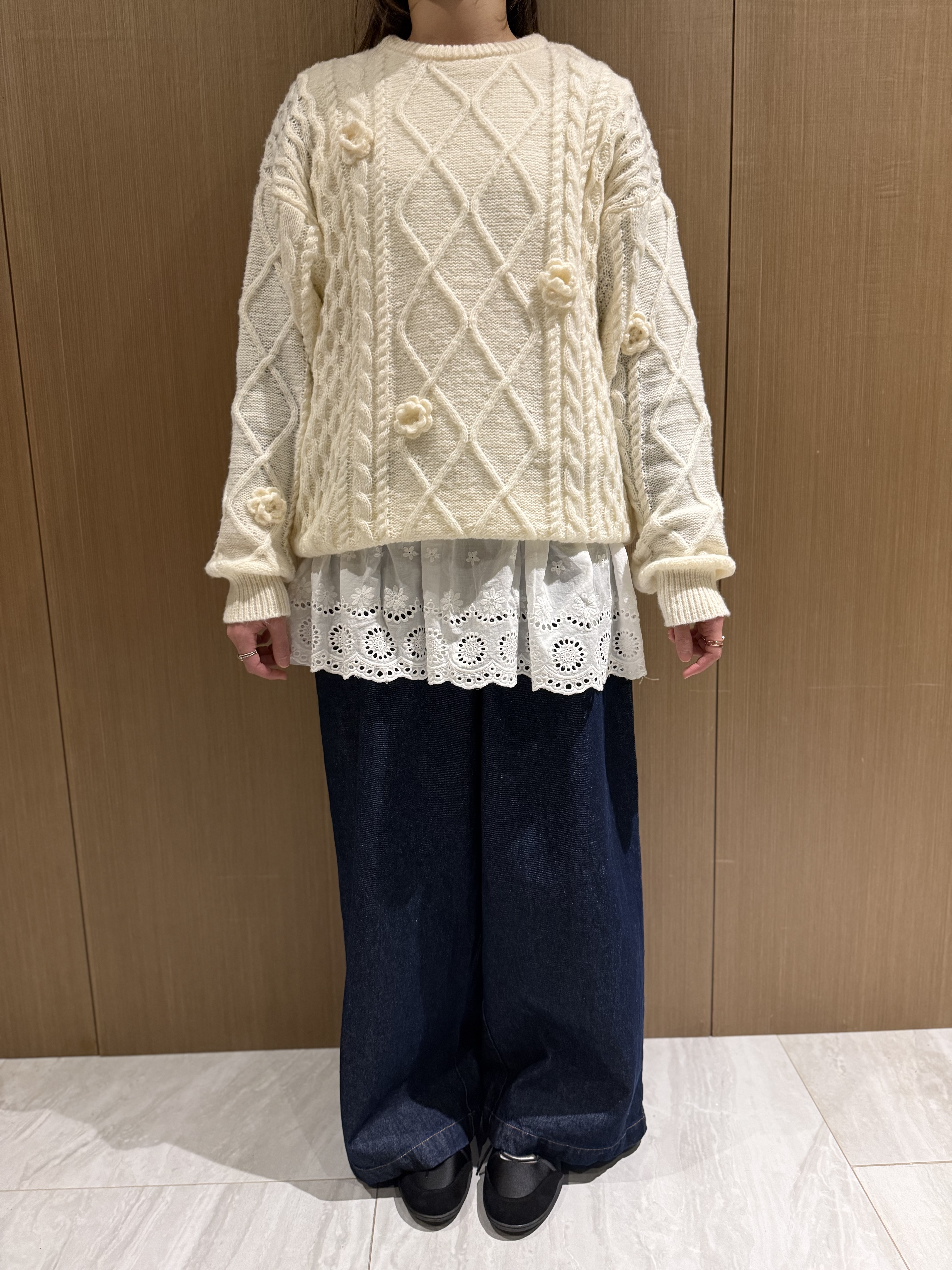 通花棉質背心內搭