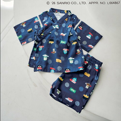 🆕【⭐訂購⭐】 🇯🇵日本直送 🌀 #SanrioCharacters 可愛壽司造型🍣 甚平套裝 🌀[ELDA-0082][260509]