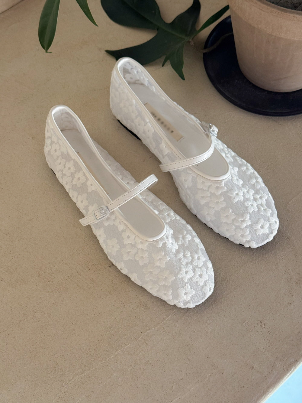 Floral Meshed Maryjane (3 colors)