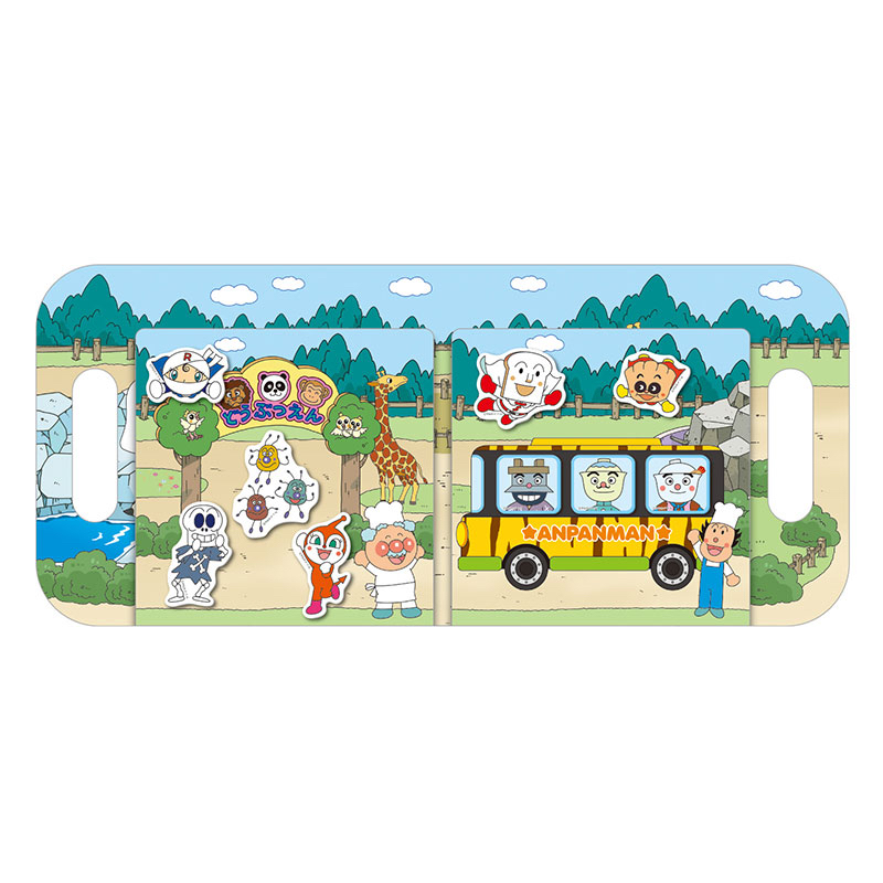 🇯🇵預訂 日本直送🇯🇵超人氣麵包超人可重覆黏貼果凍貼紙書-動物