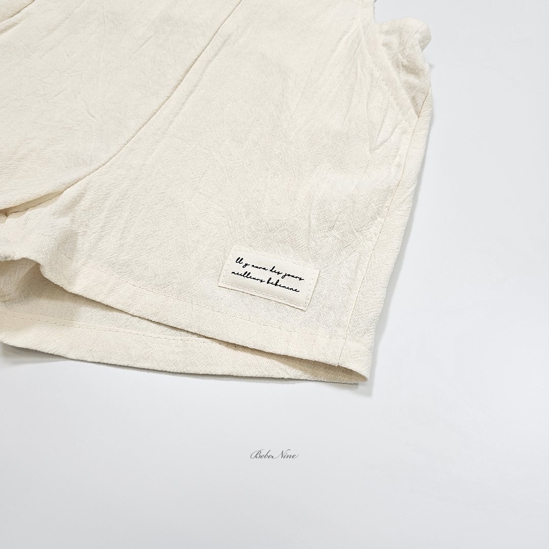 ☀️預訂 韓國直送☀️🇰🇷Bebenine兩色標籤純棉吊帶連身短褲