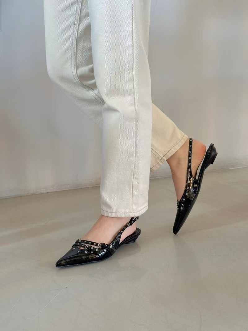 26SS/ 2.5CM DOUBLE STRAP BUCKLE HEELS