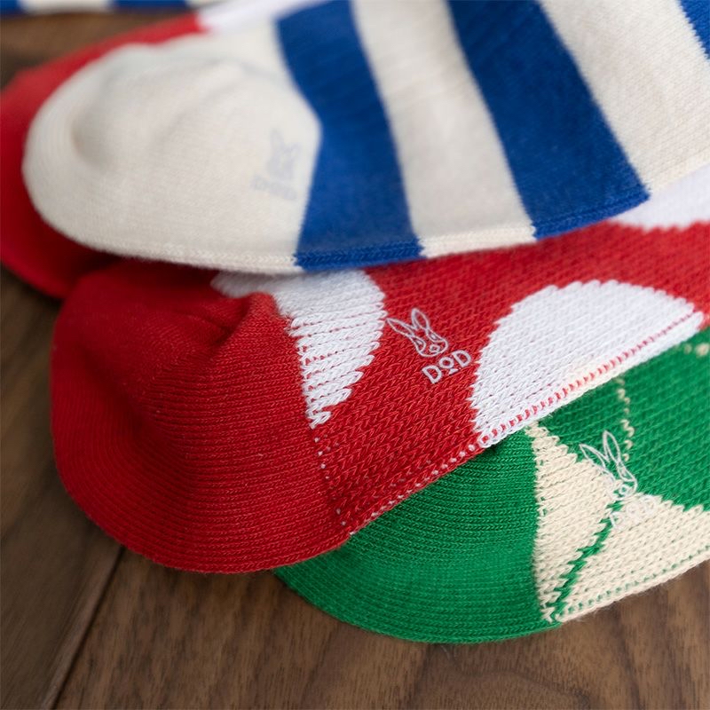 日本DOD 一set三對襪