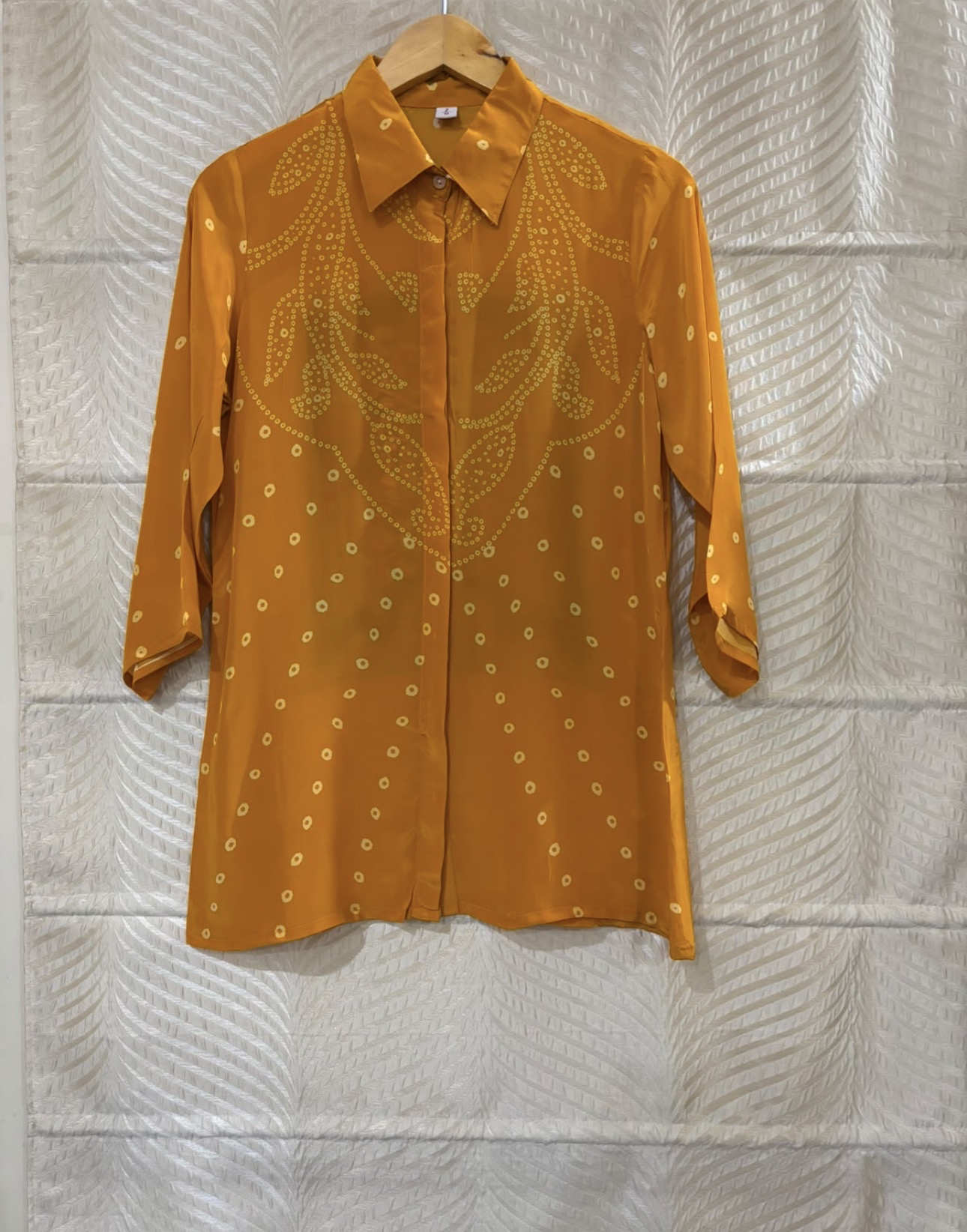  Ethnic Shirt in Mustard
