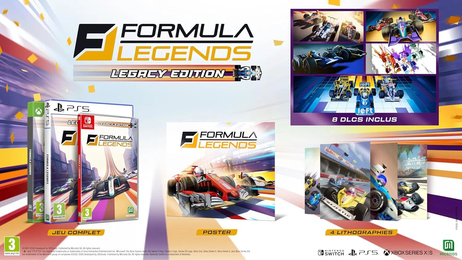 【預售 4/6】PS5 方程式傳奇 傳承版 / Formula Legends [Legacy Edition] 中/英文  (英文封面) PO0594