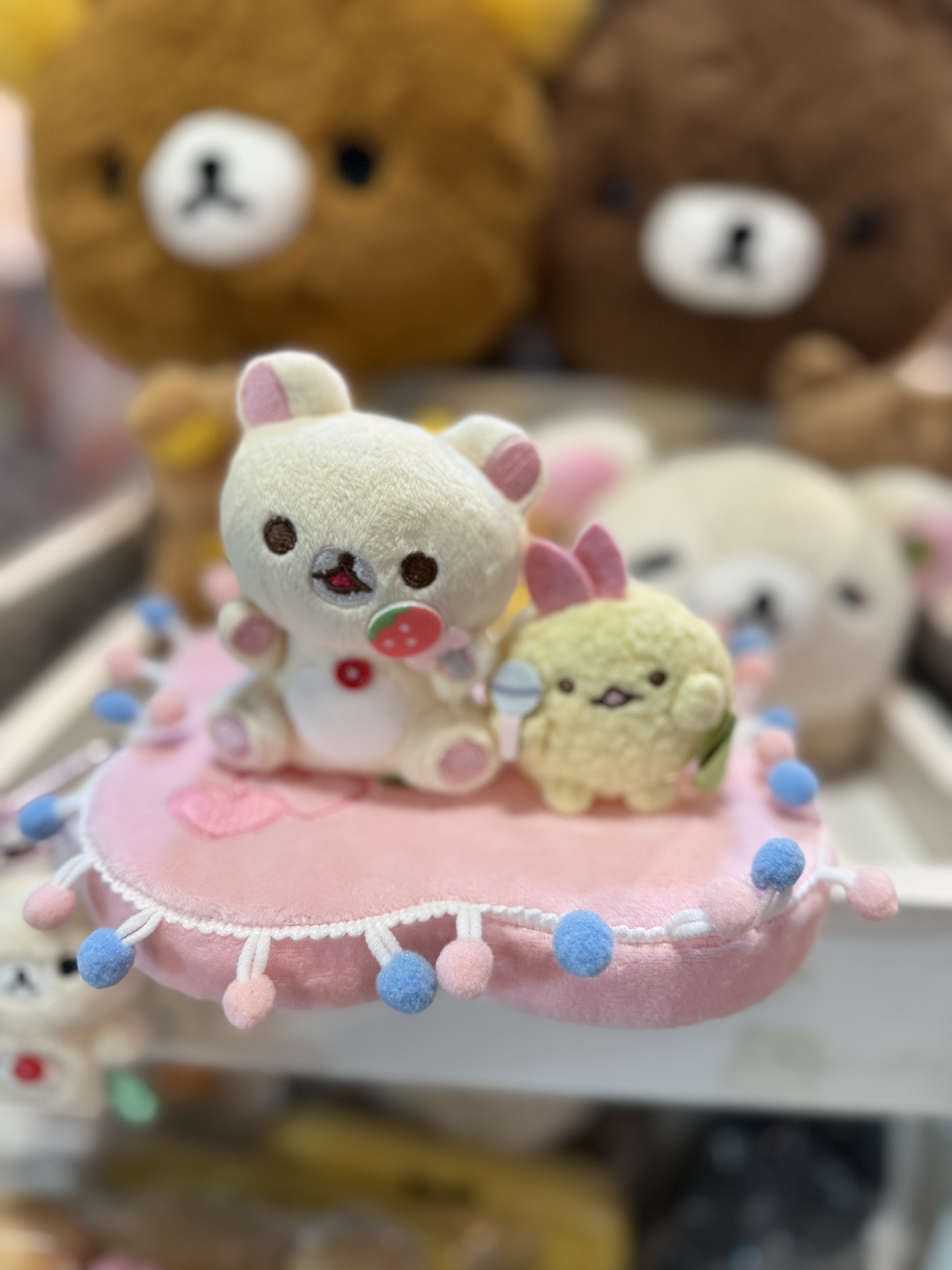 《現貨》全新San-x全員共演系列 小白熊+炸蝦+舞台座套裝公仔