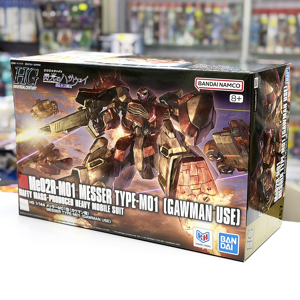 (行版) Bandai HG 1/144 HGUC 機動戰士高達 閃光之凱薩衛: 瑟茜的魔女 梅薩 M02型 (高曼專用機) 模型 Mobile Suit Gundam Hathaway: The Sorcery of Nymph Circe Messer Type-M01 (Gawman Use) 