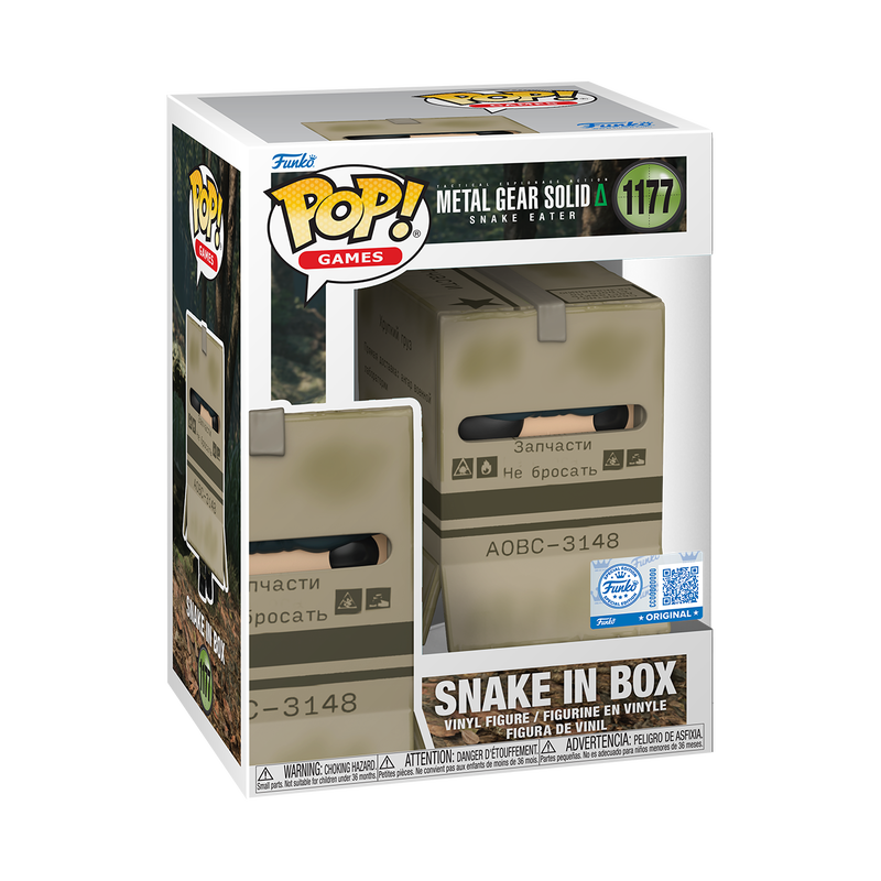 📦訂購 美國代購 Funko POP! METAL GEAR SOLID Snake in Box Figure 模型