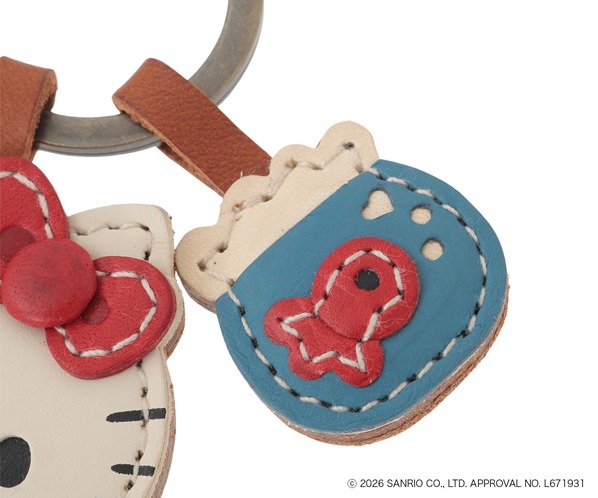 🎀【預訂】genten x Kitty Kitty蘋果掛飾