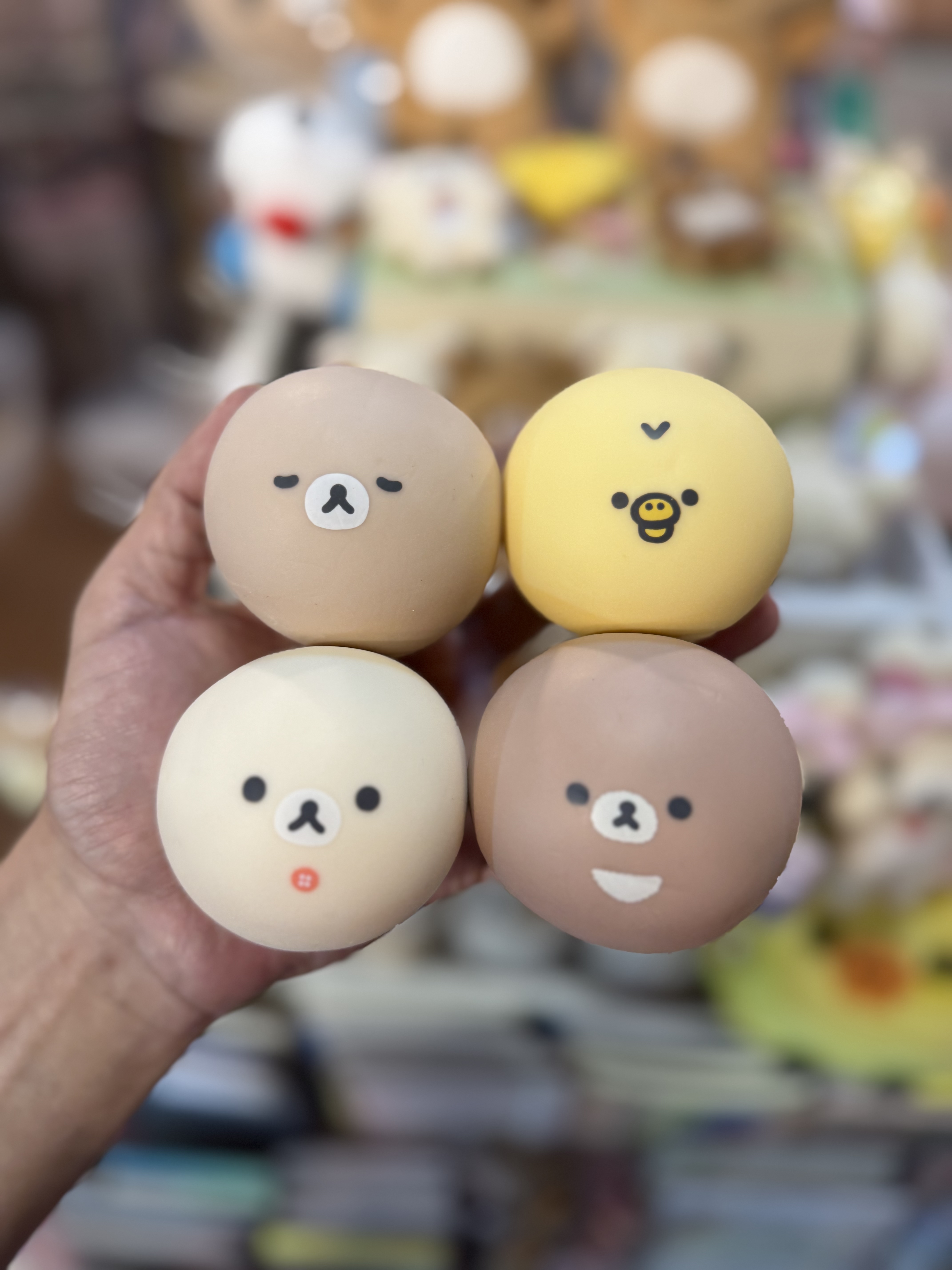 《現貨》全新日本扭蛋Rilakkuma減壓球