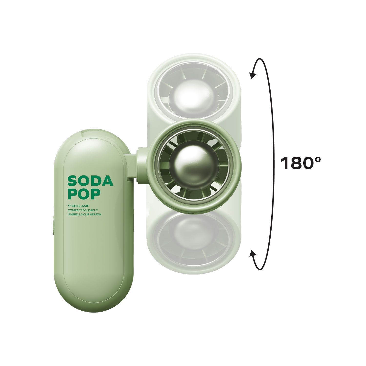 Momax 1° Go Clamp 輕巧摺疊式傘夾迷你風扇 IF22W/G