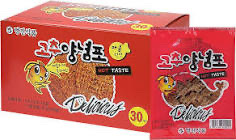 明進食品 辣味魚乾片 30片