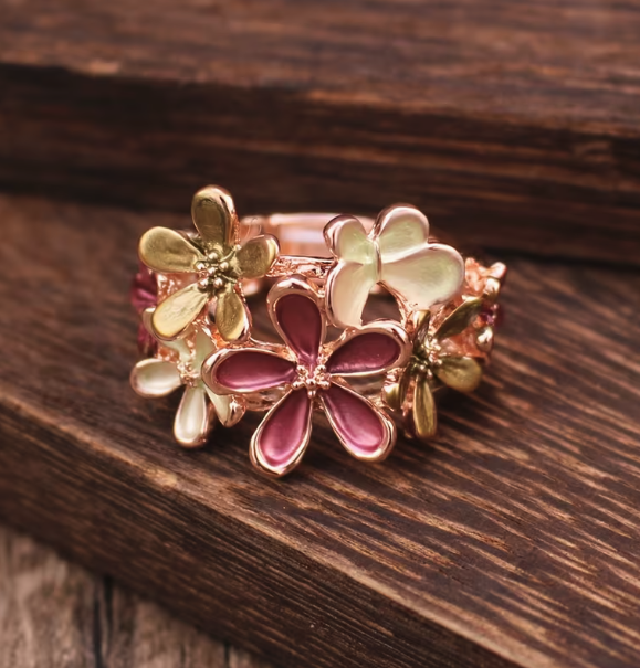 Floral Style Rings