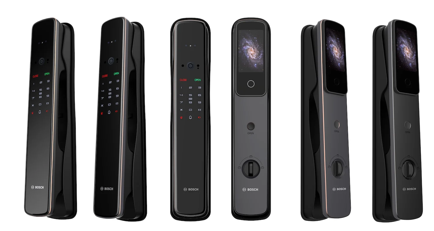 Bosch EL800VF 智精系列 智能電子門鎖 兩色 (納米黑 / 墨岩灰) (面容識別) (送原廠安裝）