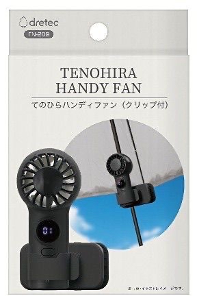 DRETEC FN-209 掌上型手持風扇（附夾子）