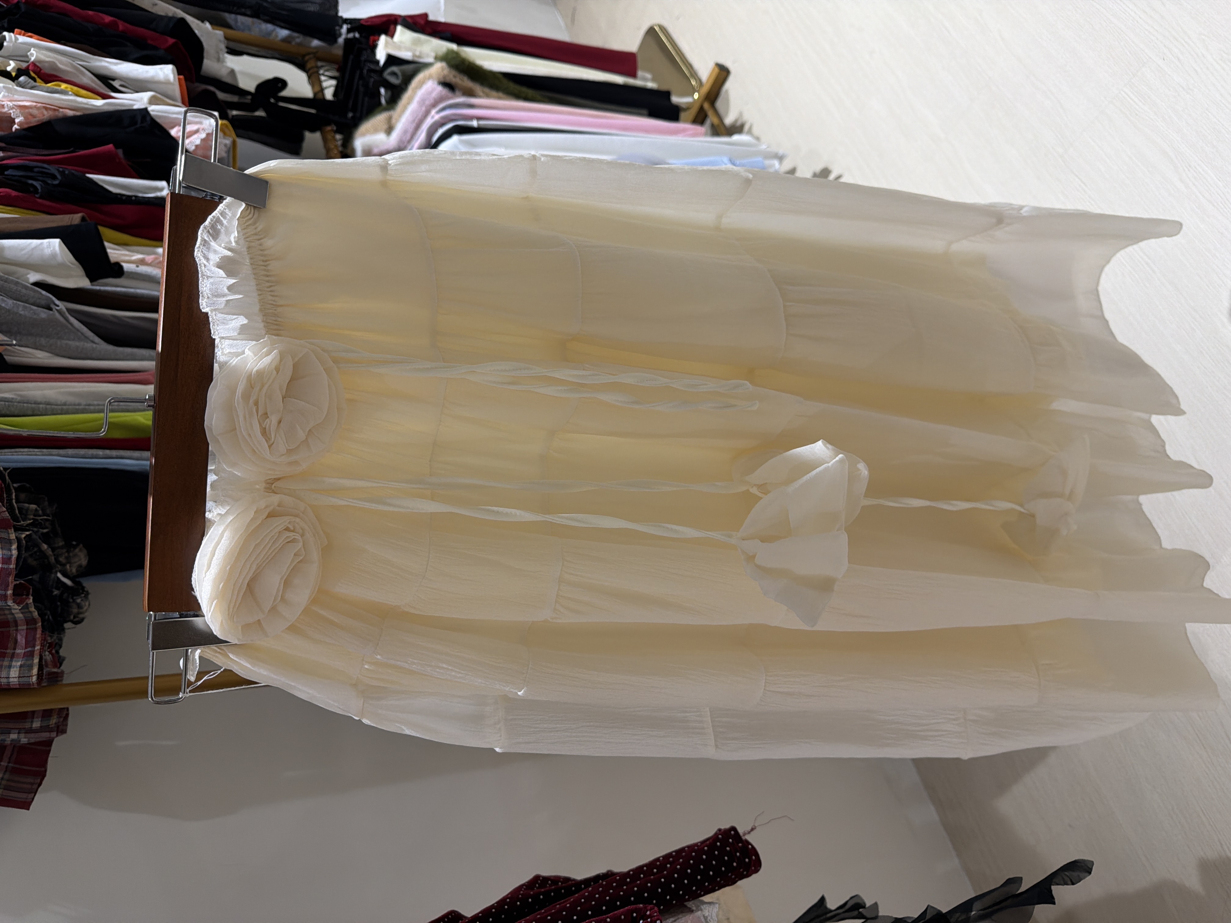 層疊雪紡半身裙