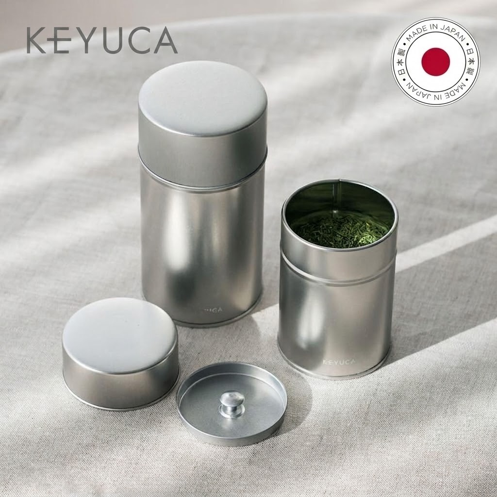 【現貨】🔥🔥【日本製《KEYUCA》簡約防潮茶葉儲存罐】