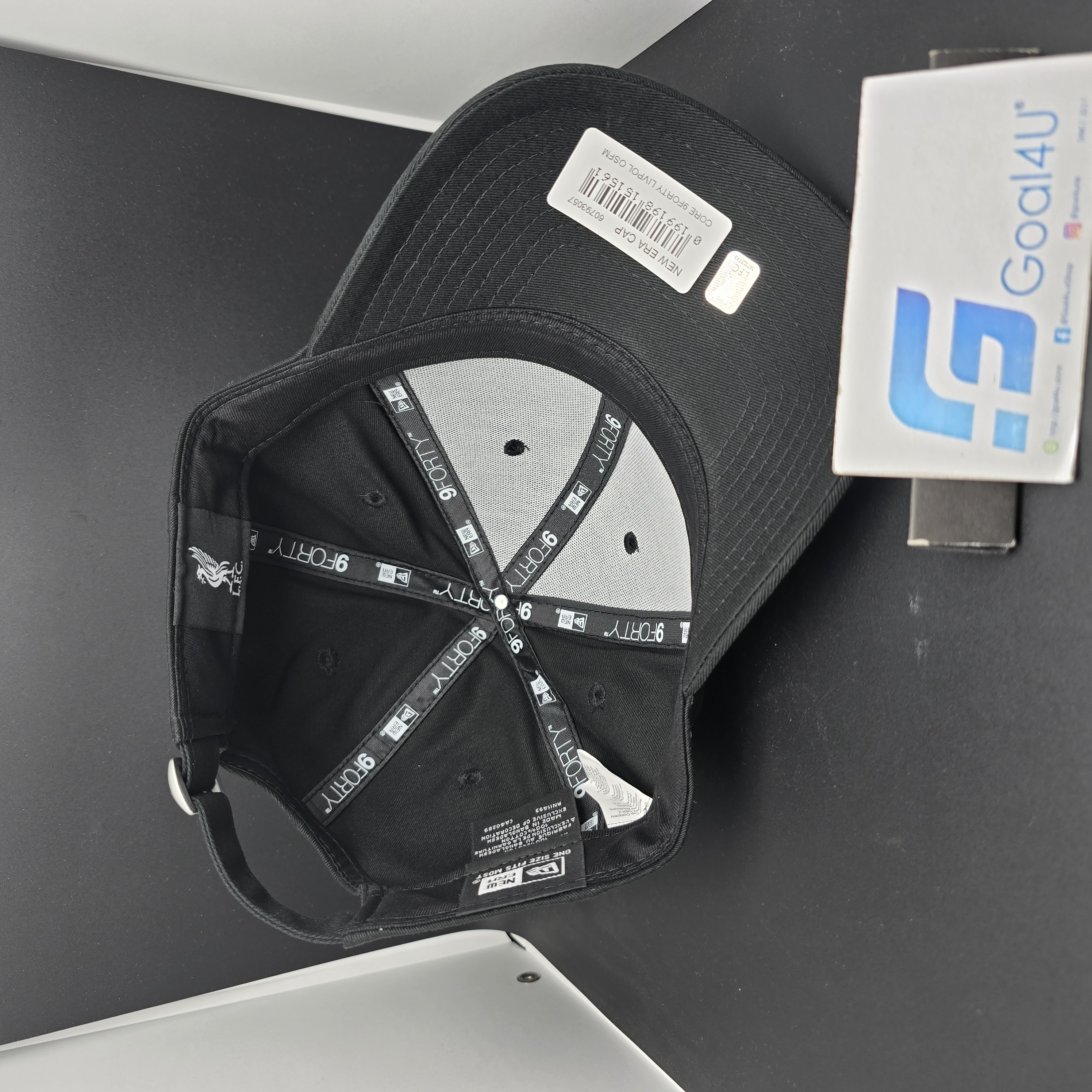 #現貨 🧢 New Era Liverpool 利物浦 Core 黑色 9FORTY 可調校帽 60793057