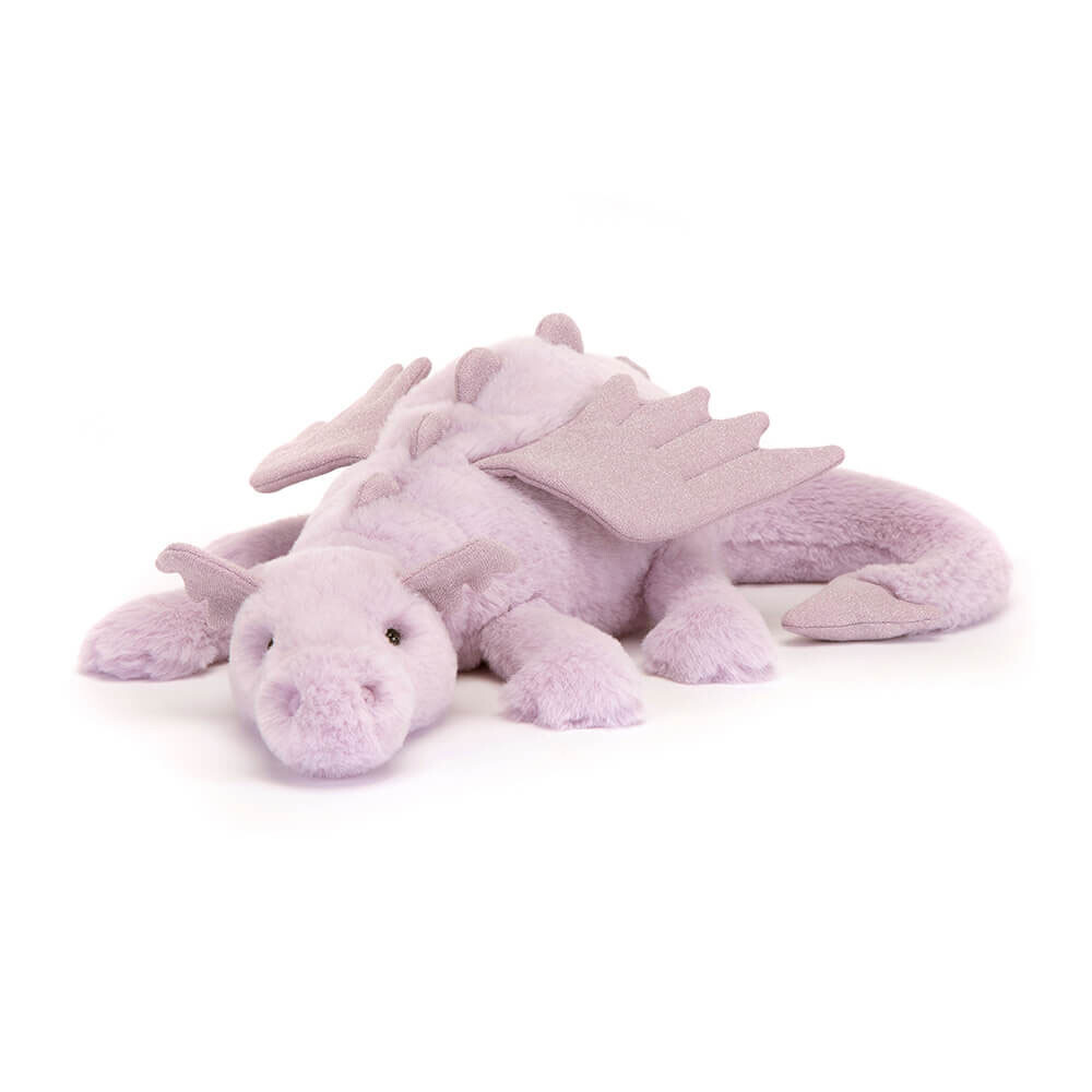 jELLYCAT Lavender Dragon Little (Retired) 紫龍