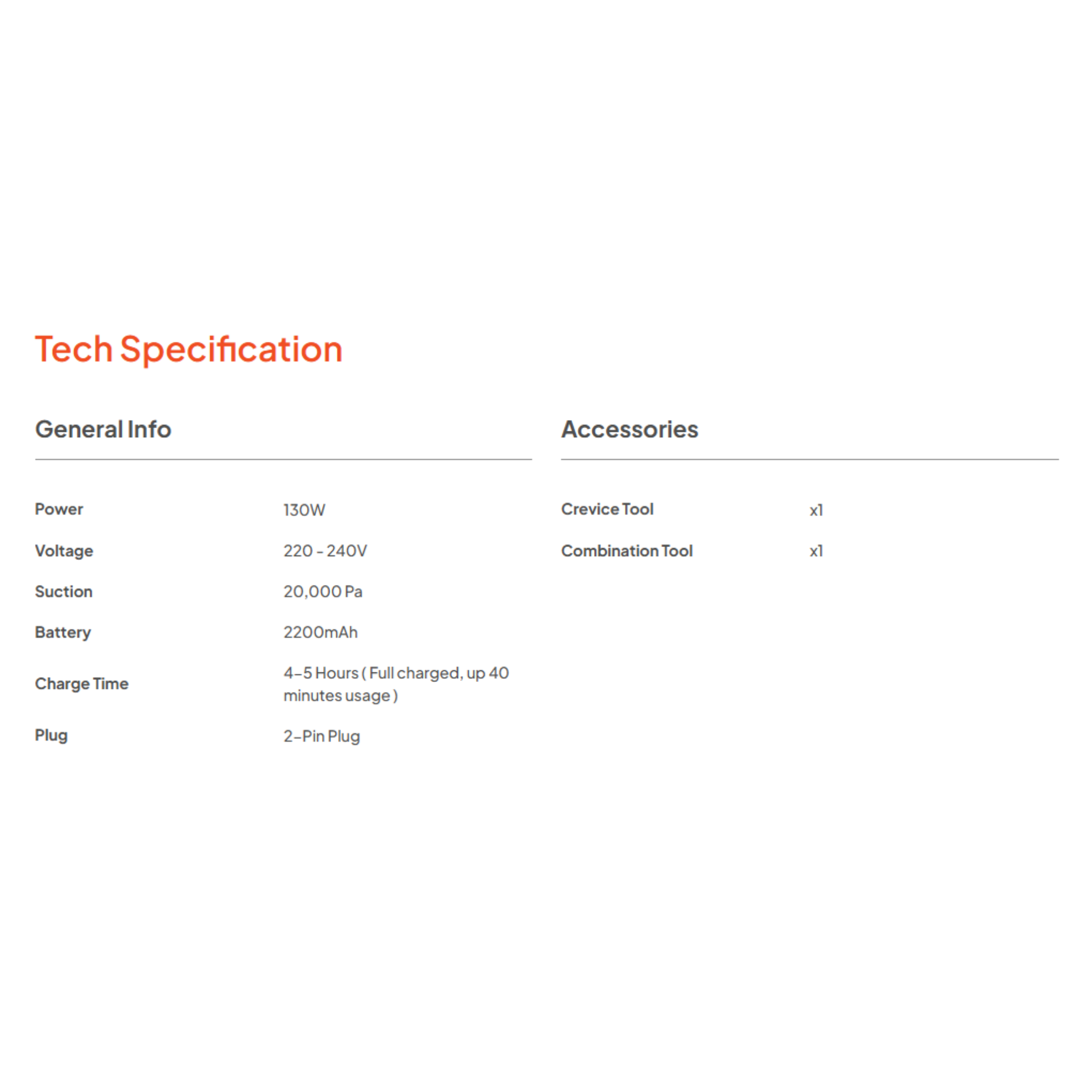 Russell Taylors Cordless Stick Vacuum (V7)