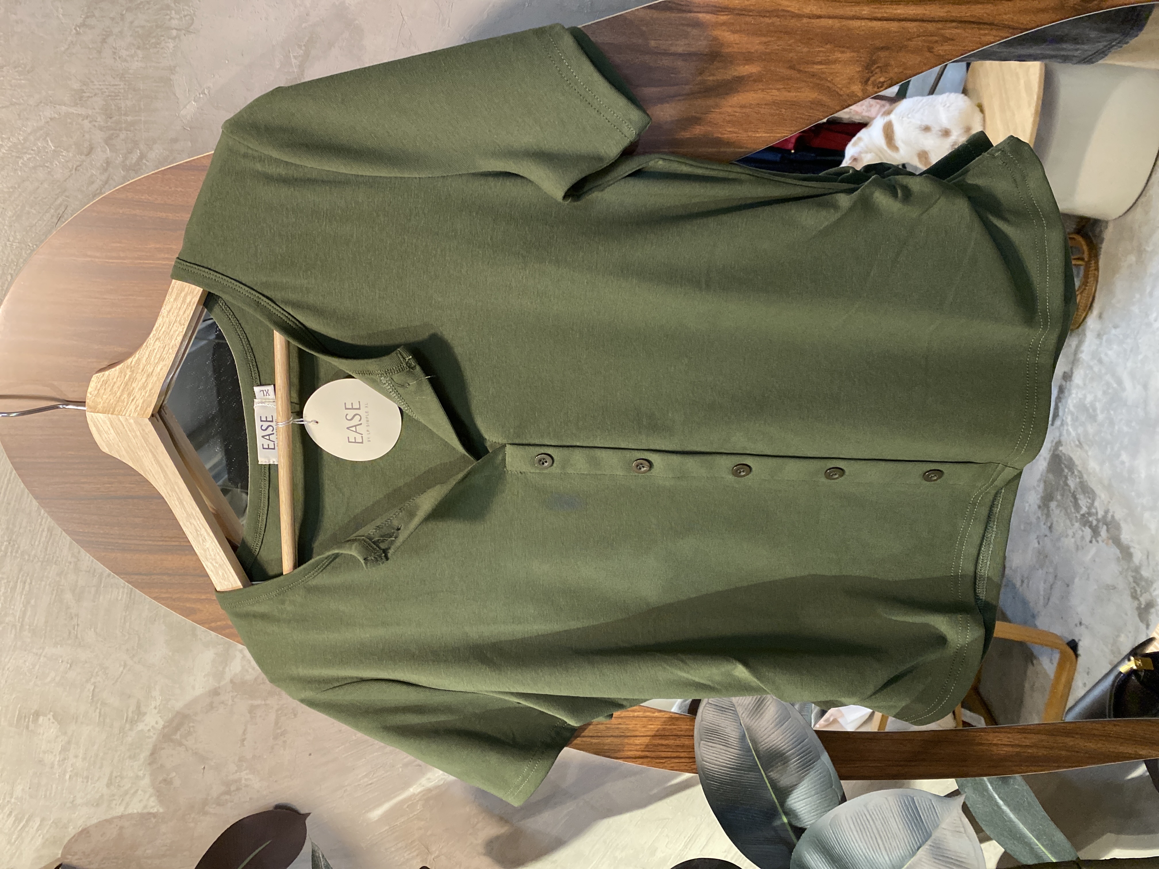 ✨4621号-性感排扣修身收腰上衣