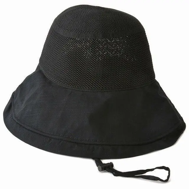 現貨🌸日本直送 |日本抗UV |接觸冷感 |防曬帽/太陽帽（黑色）