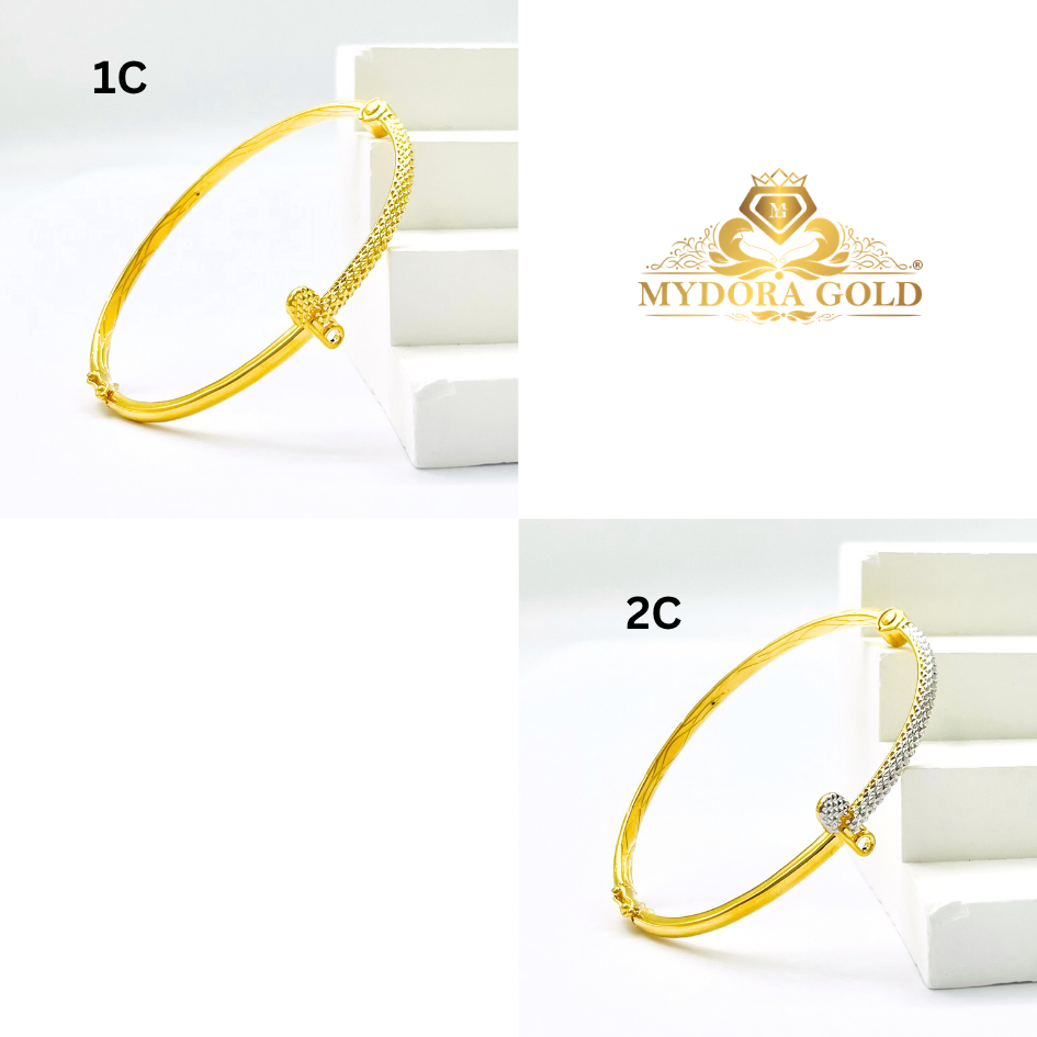 MYDORA EMAS 916 Gelang Moden Safety Pin l EMAS 916/22K