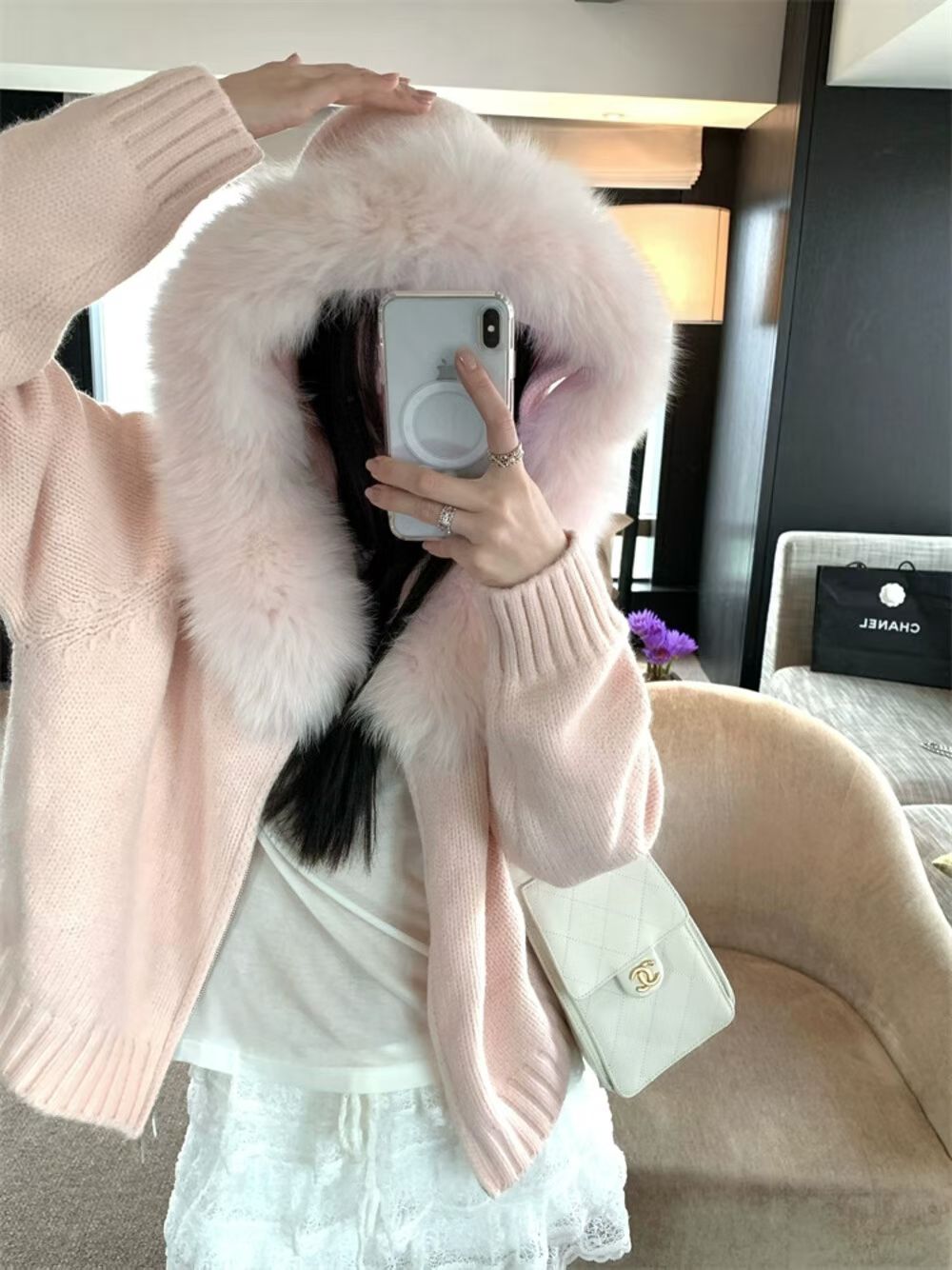 4199 毛衣 LONG SHIRT （毛可以拆卸）