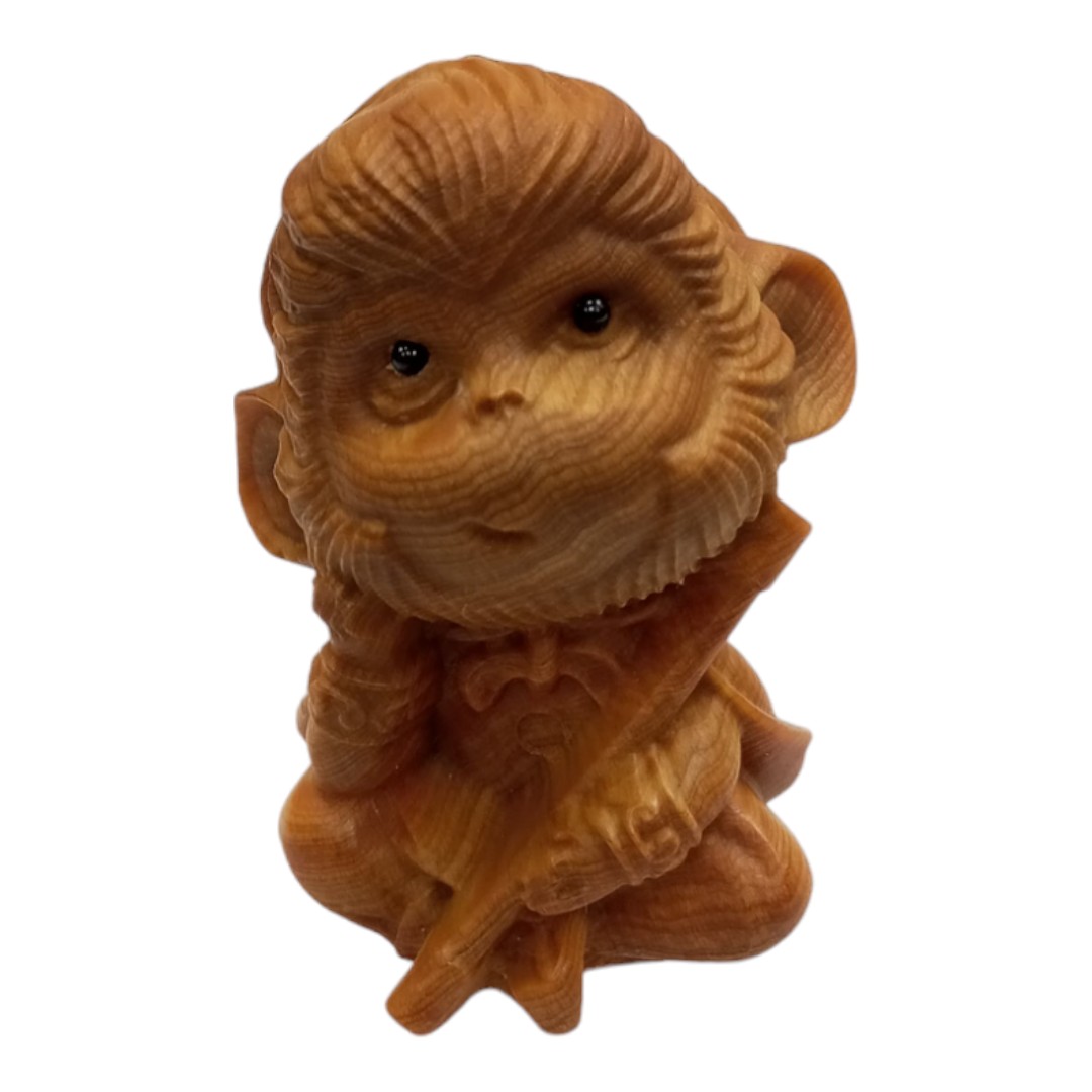 猴 孫悟空 木雕 擺設