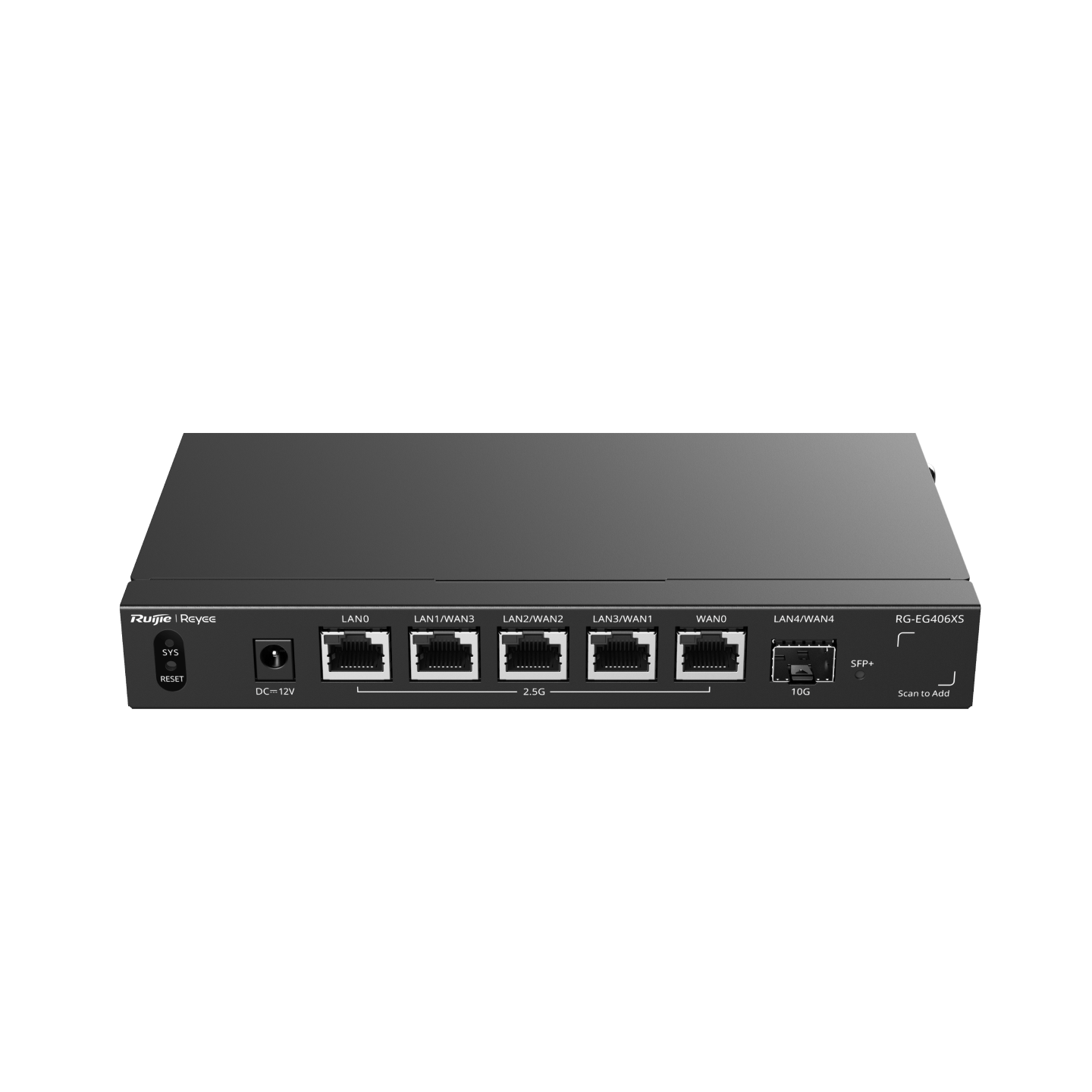 銳捷 Ruijie Reyee RG-EG406XS, 5-Port 2.5G Cloud Managed Router, 1 x 10G Port (香港行貨，三年保養)