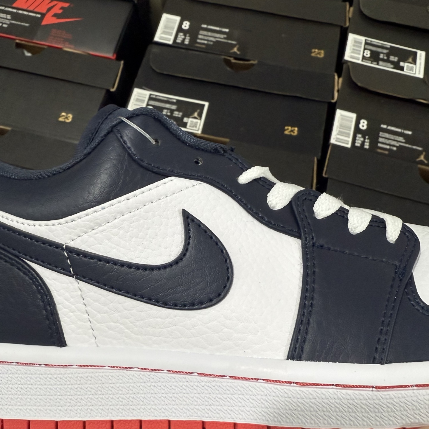 Nike Air Jordan 1 Low "Obsidian Ember Glow" 553558-481