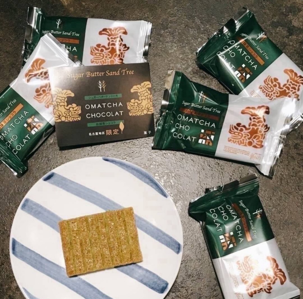 日本 名古屋限定-Sugar Butter Sand Tree 砂糖奶油樹夾心餅乾10入/16入 抹茶巧克力