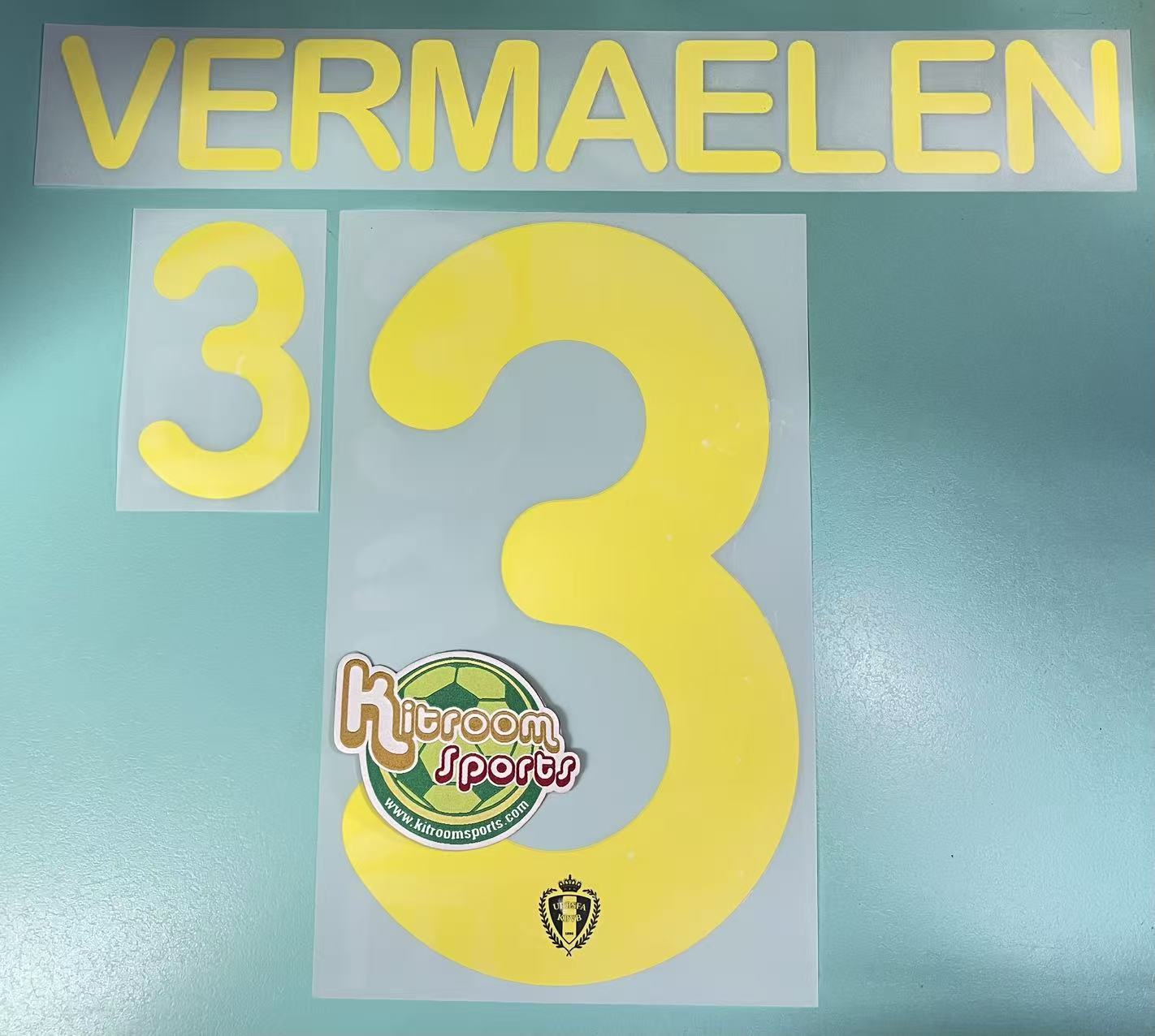 2014 Belgium Home Nameset #3 VERMAELEN