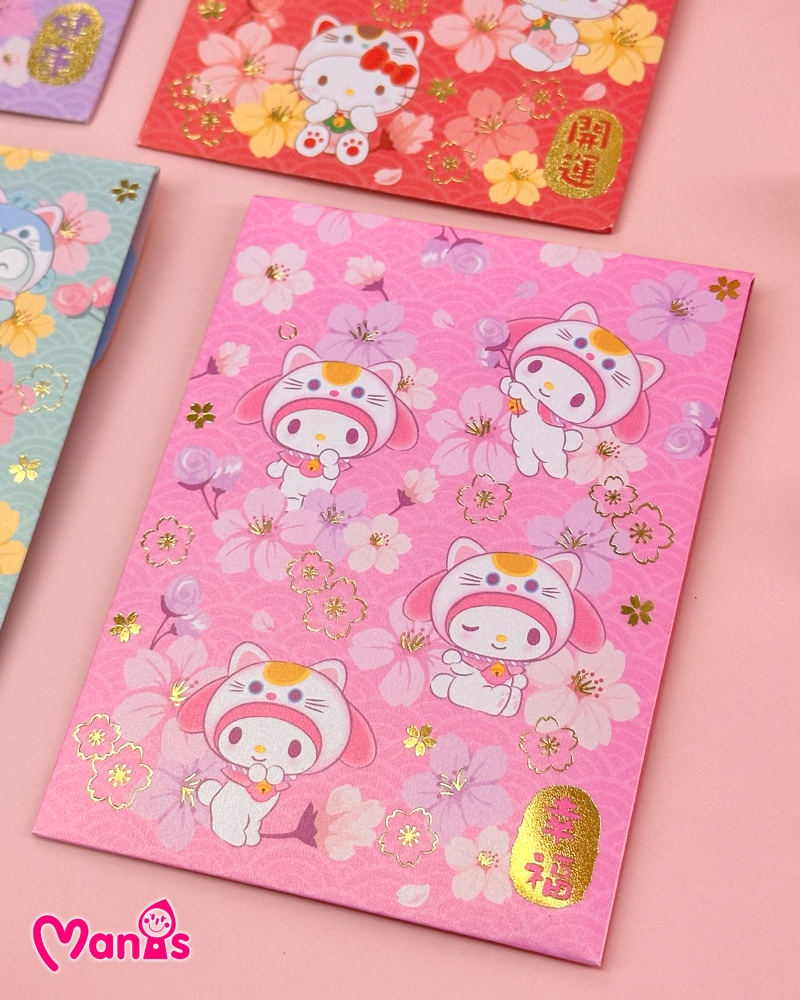 My Melody CNY Red Pocket (6pcs./ Pack) 招財花花利是封 (6個/包) 