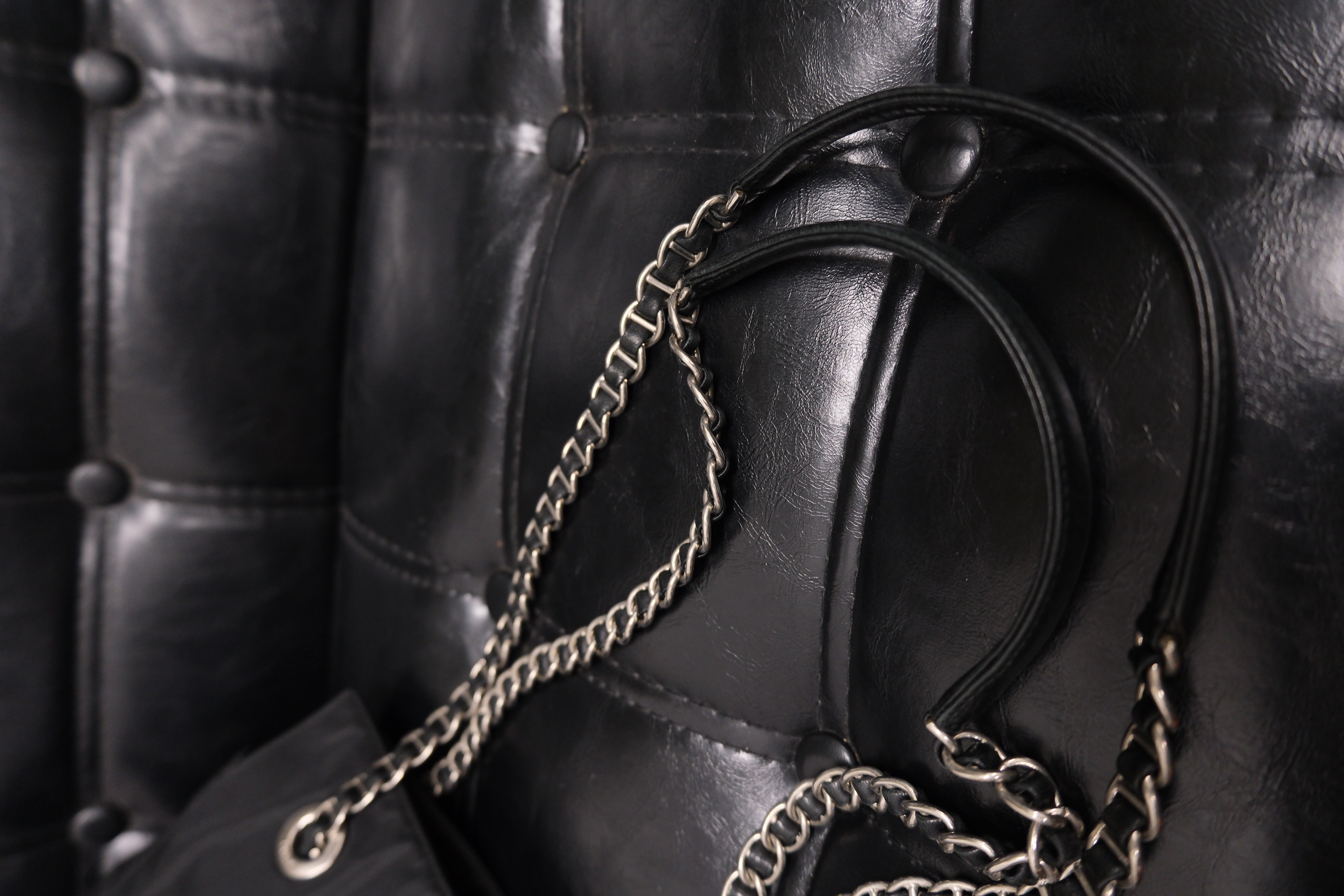 Prada Nylon Vintage Chain Bag 25