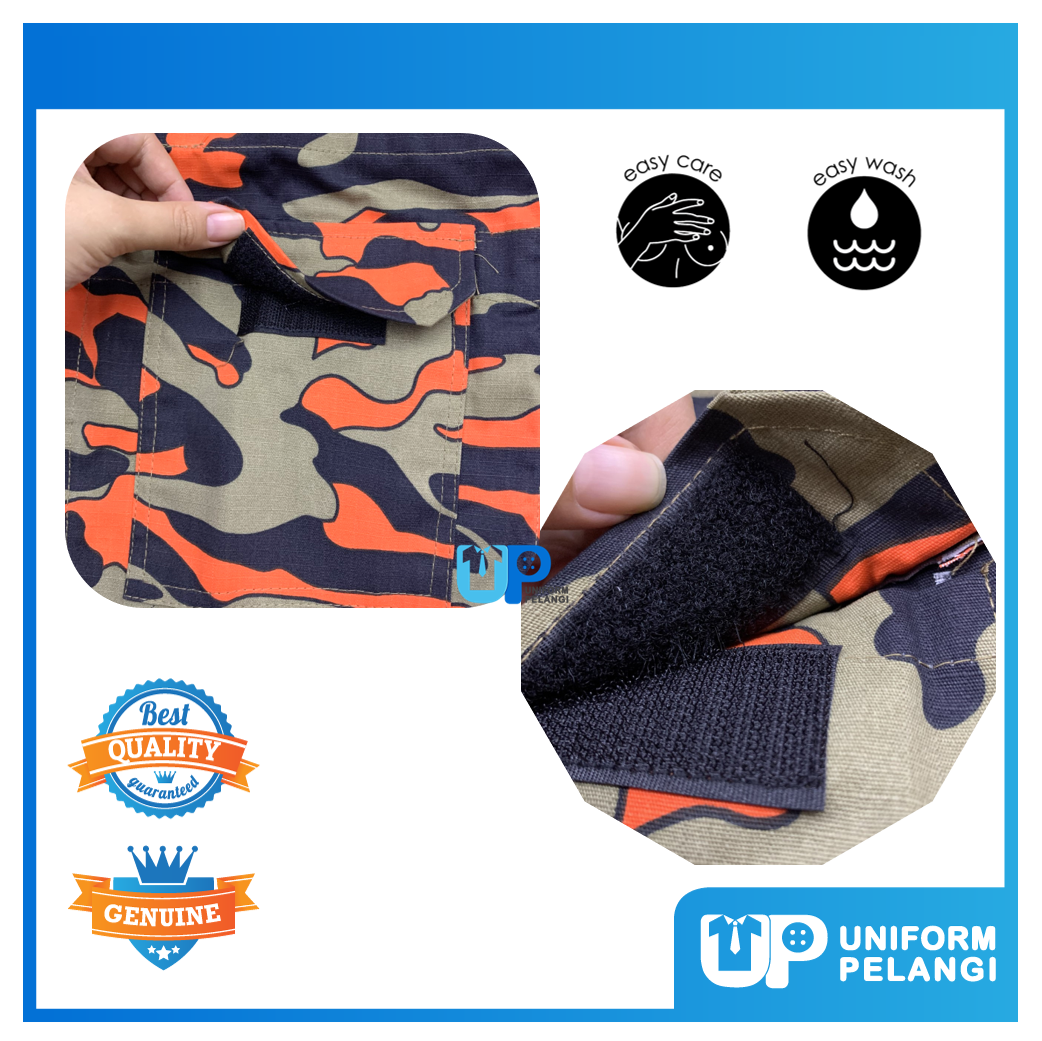 (SET LENGKAP) Kadet Bomba Pakaian Seragam Uniform Lengakap Sekolah Rendah