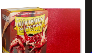 [Original] Dragon Shield Card Sleeves Matte Standard Size (100 pcs) -RUBY
