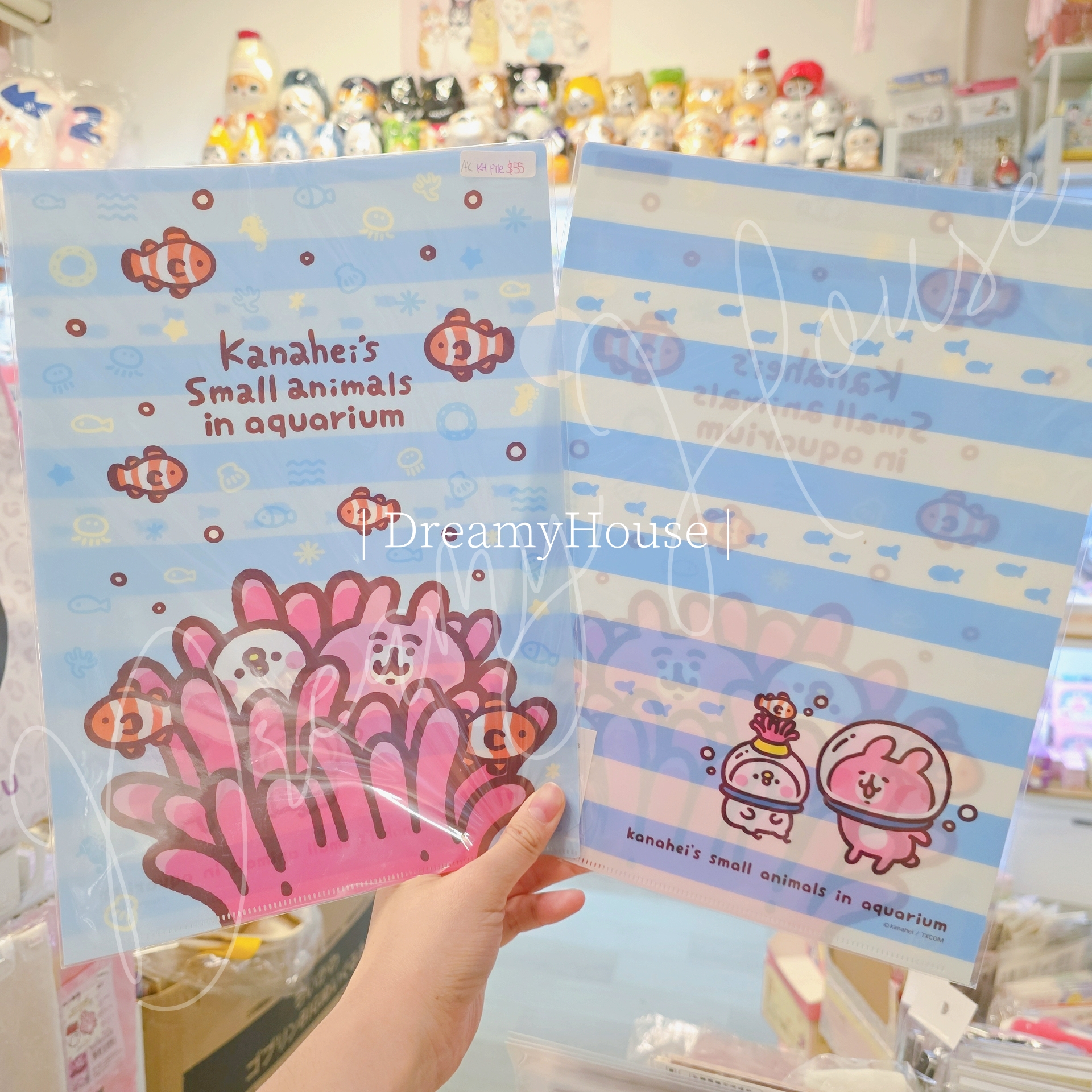 日本 kanahei 水族館限定 A4 File