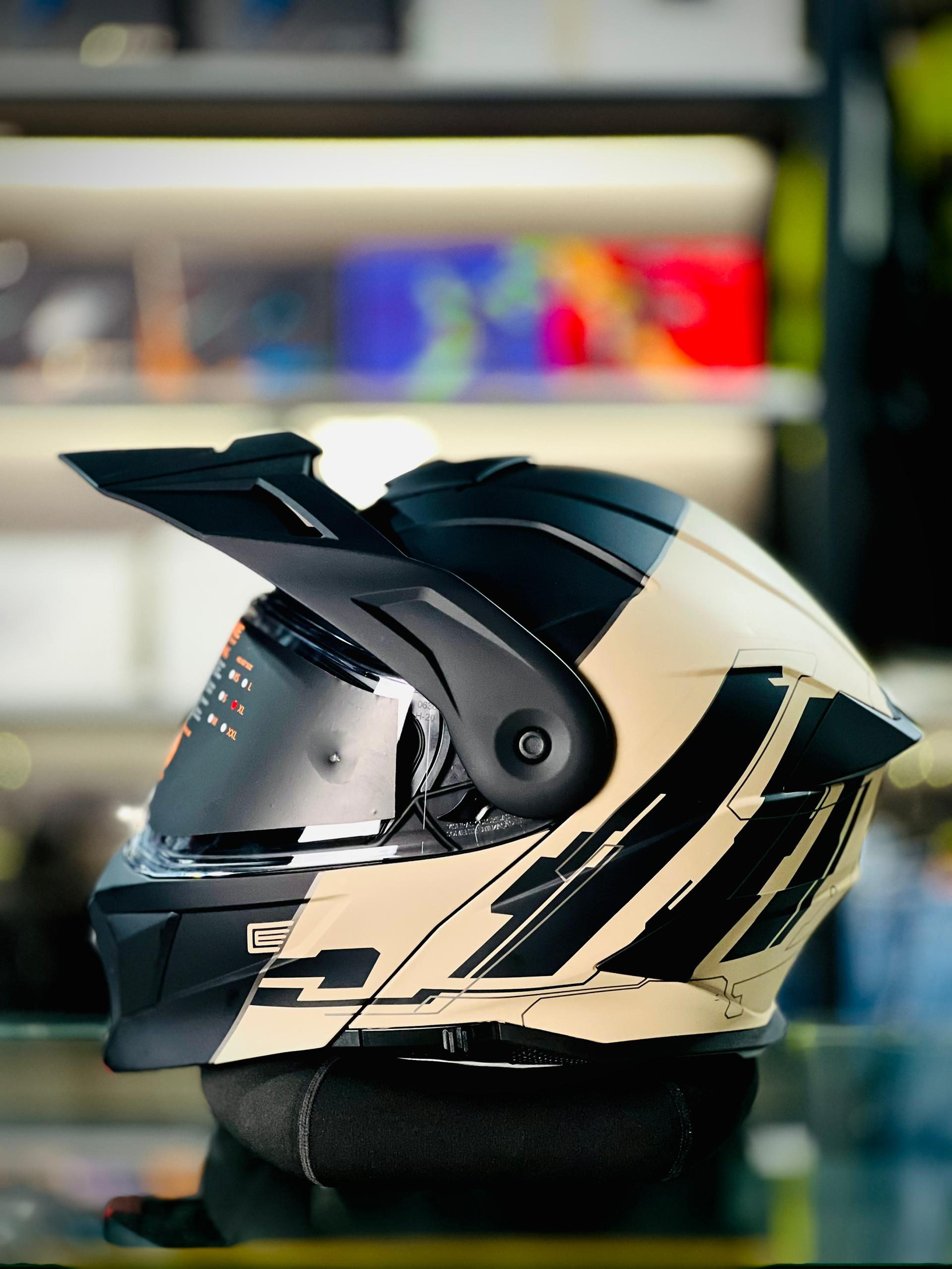 ORIGINE ADVENTURE CYBORG Helmet | Flip Up Touring Helmet | Stylish & Comfortable | ECE 22.06