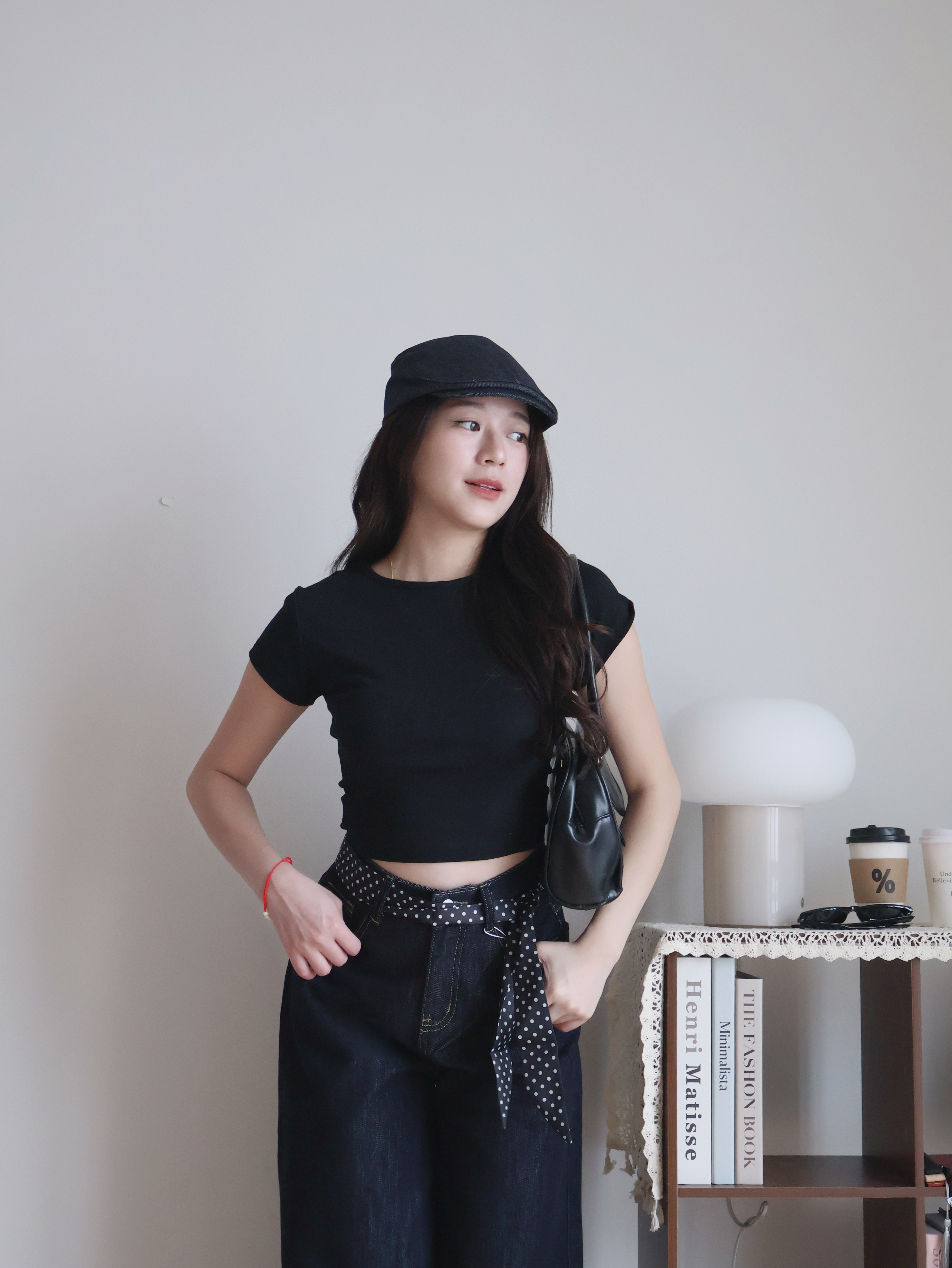 Kyle Cropped Top | Black