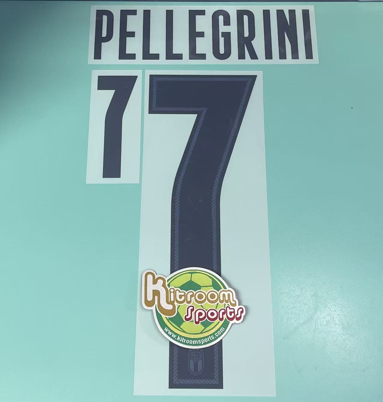 2020 Italy Away Nameset #7 PELLEGRINI