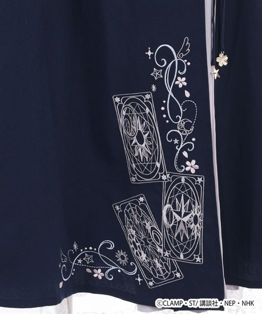 《Pre-Order》Skirt 刺繡長裙｜Cardcaptor Sakura X axes femme collection 第二彈 (26SK128-P)