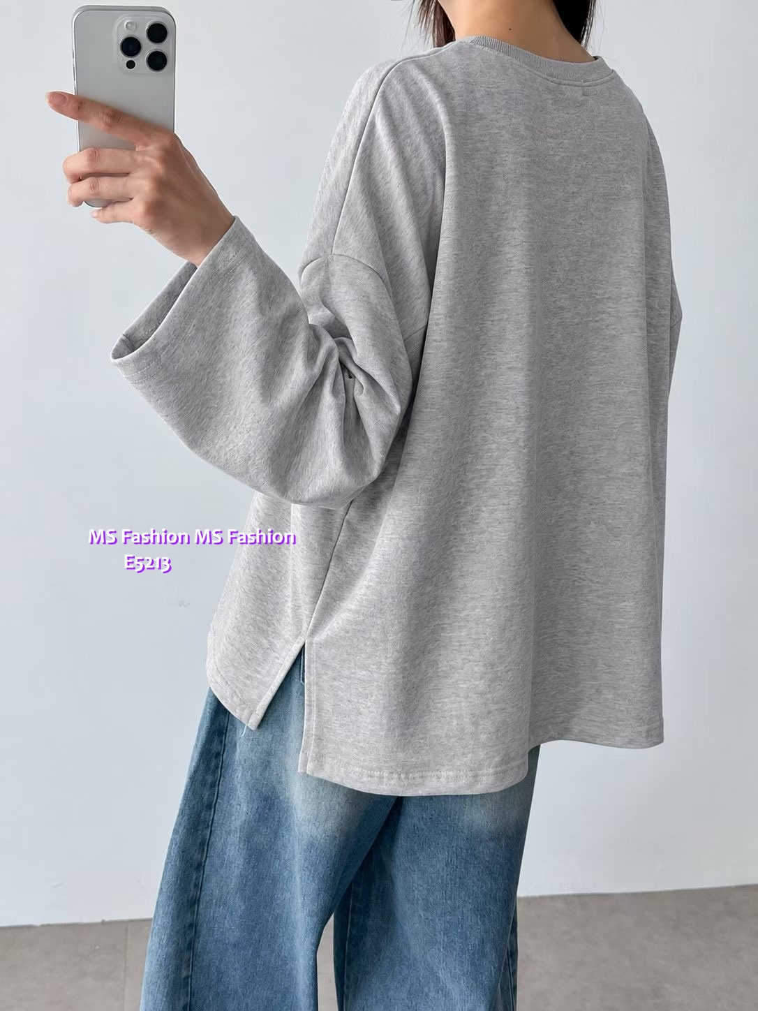 E5213 可愛老虎仔oversize tee